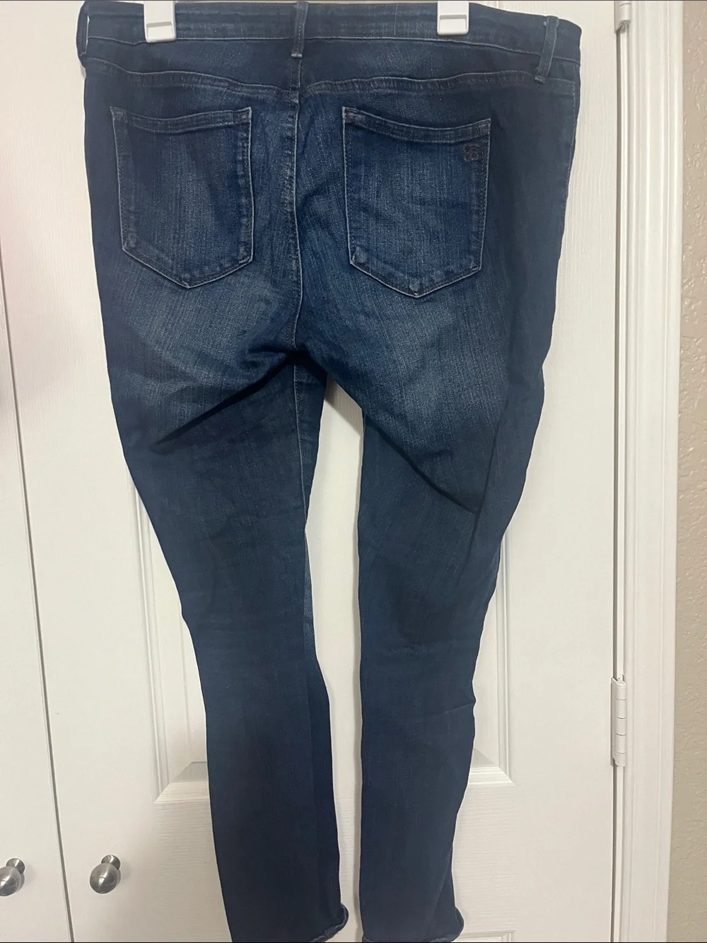 Jessica Simpson Dark Blue Kiss Me Super Skinny Jeans